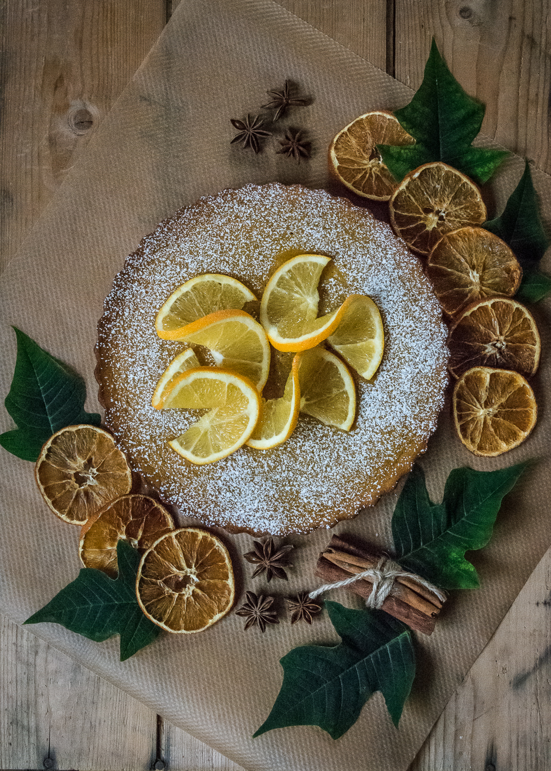 glutenfri saffrans- och mandelkaka