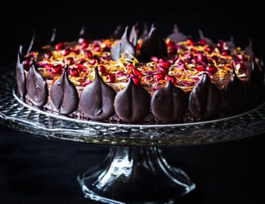 chokladganachetårta