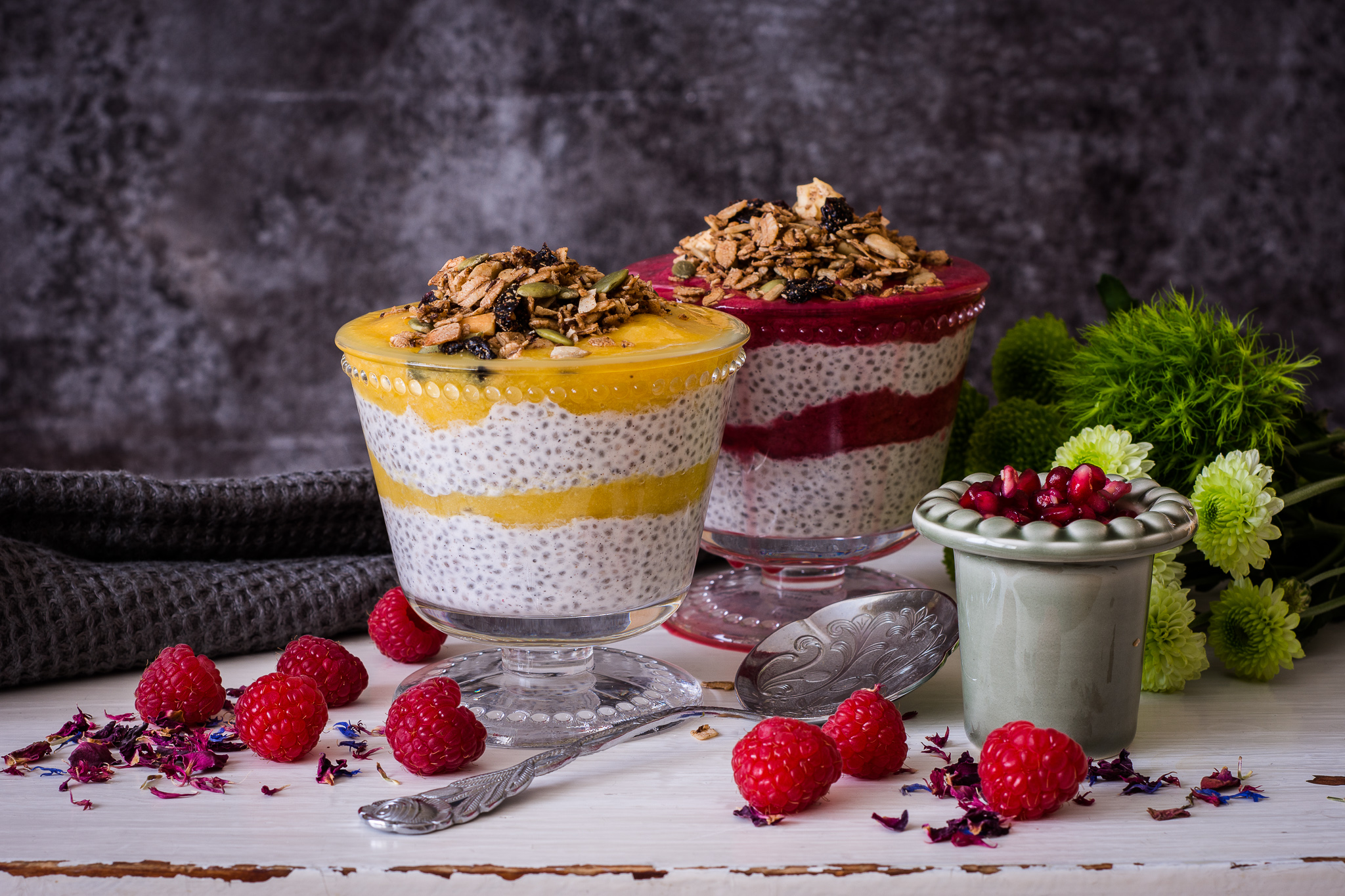 chiapudding med nicecream