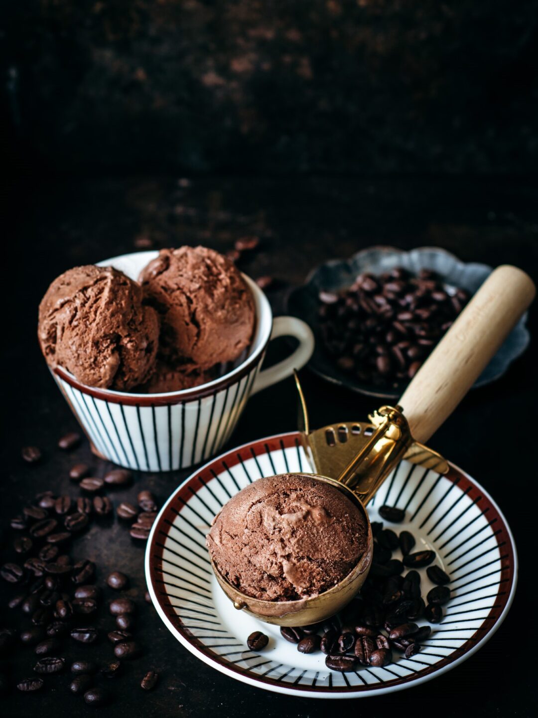 Choklad- och kaffeglass