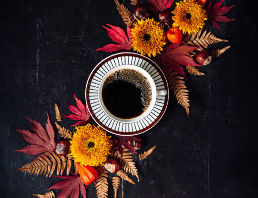 kaffets dag blomsterkaffe höst